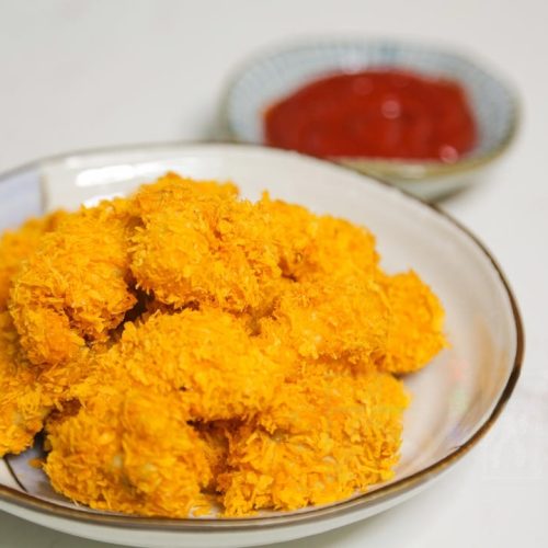 Oven-Baked Popcorn Chicken (Ji Mi Hua)