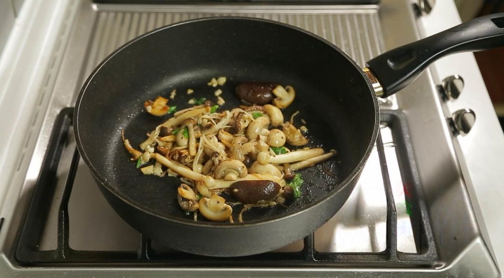 Pan-Seared Mixed Mushrooms