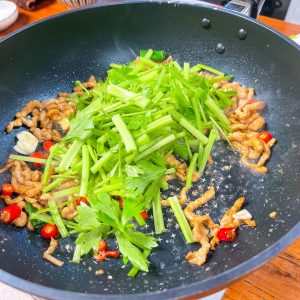 Stir-fry Celery