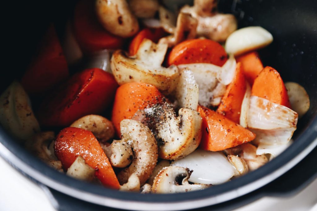 Combine in Pressure Cooker