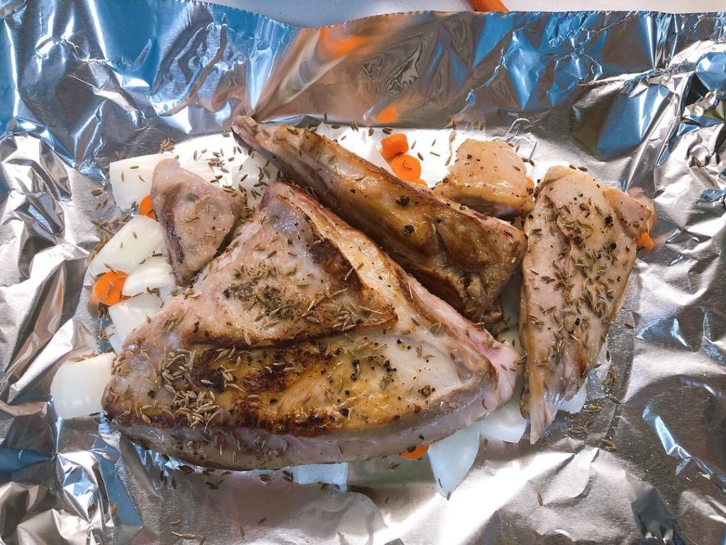 First Bake (Steam-Roast)