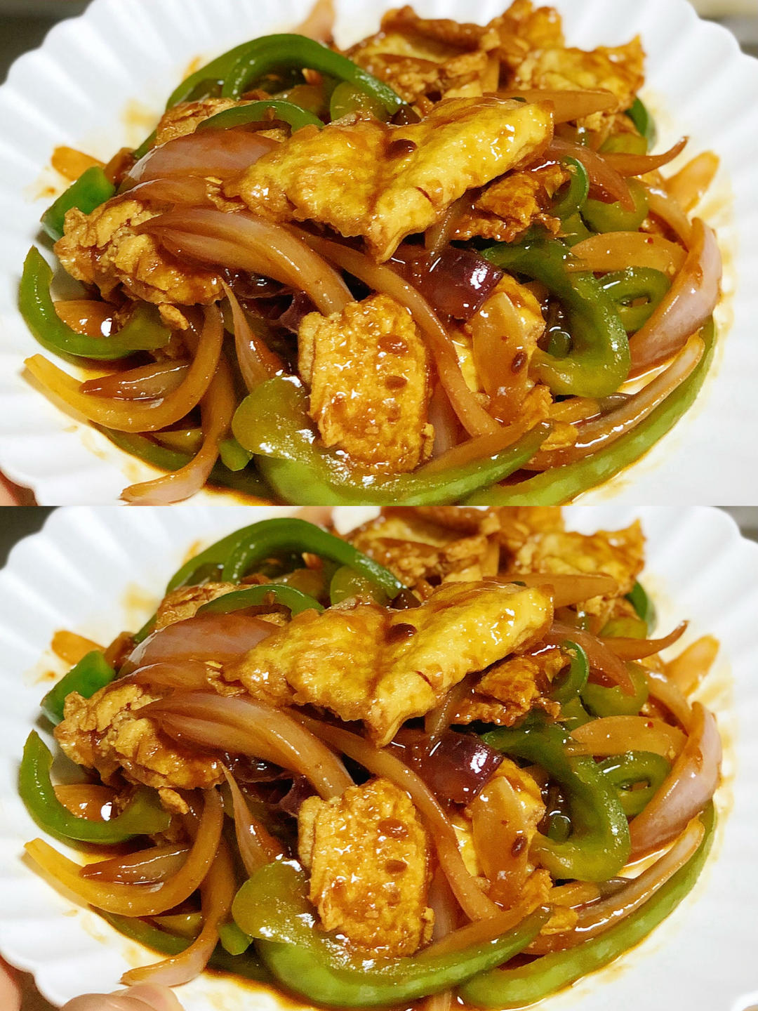 Sauce Stir-Fried Eggs
