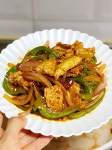 Sauce Stir-Fried Eggs