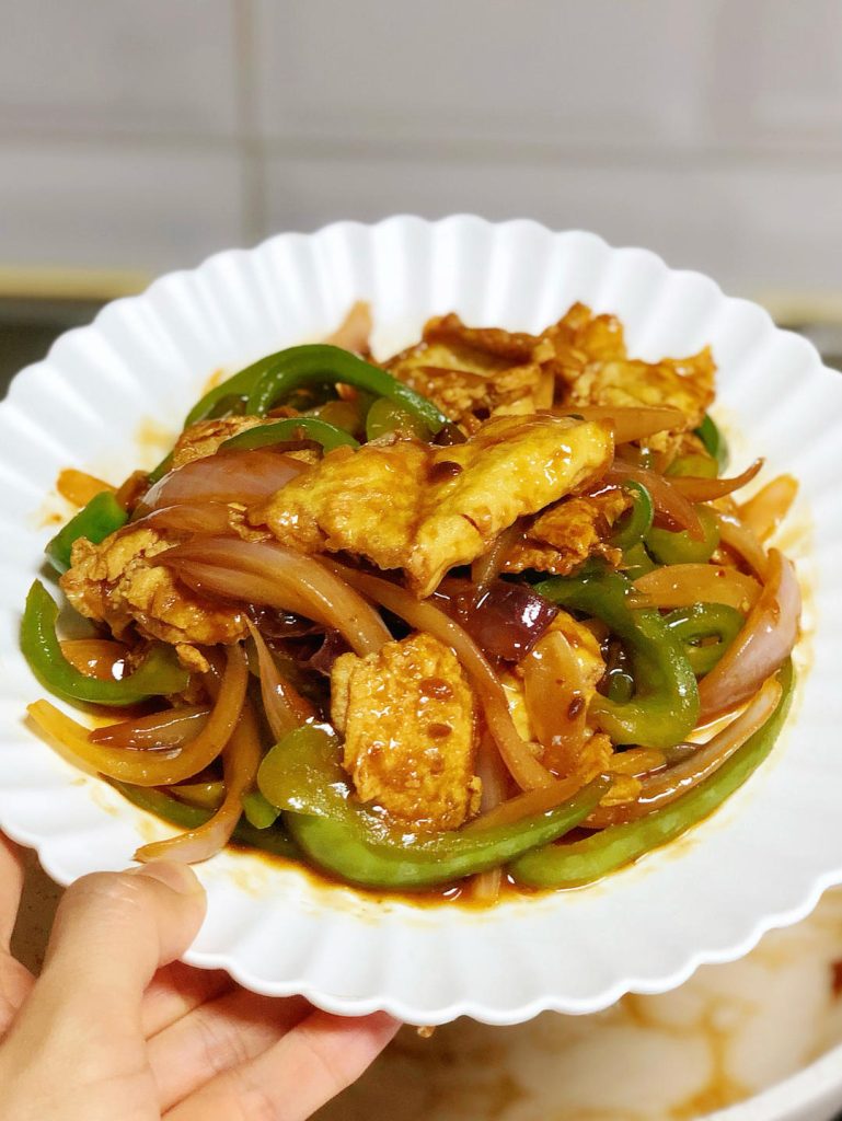 Sauce Stir-Fried Eggs