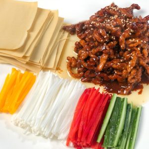 Sautéed Shredded Pork in Sweet Bean Sauce