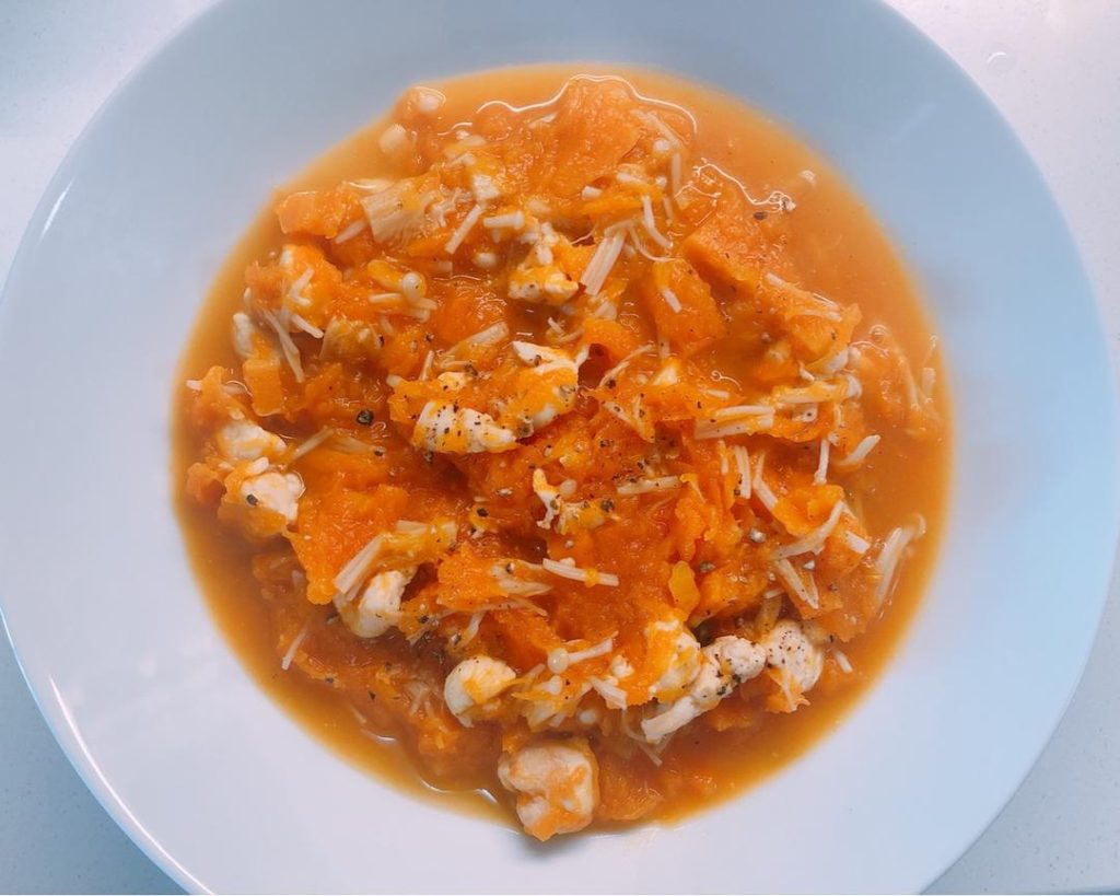 Savory Chicken and Pumpkin Mash