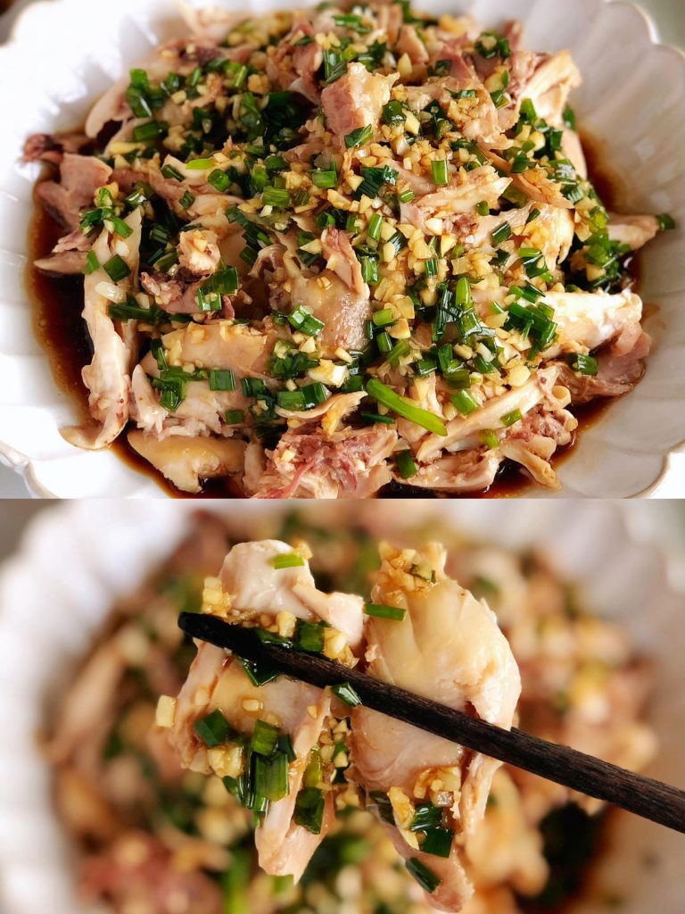 Scallion Oil Chicken/Hand Shredded Chicken(Shou Si Ji)