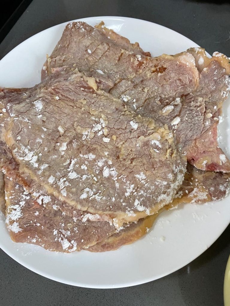 he Second Coating (Egg & Crumb)