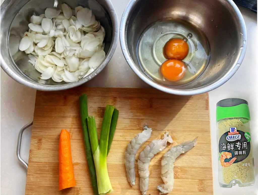 Prepare the Lily Bulbs and Veggies
