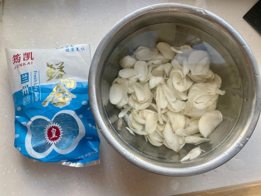 Prepare the Lily Bulbs and Veggies