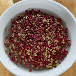 Rinse the Peppercorns