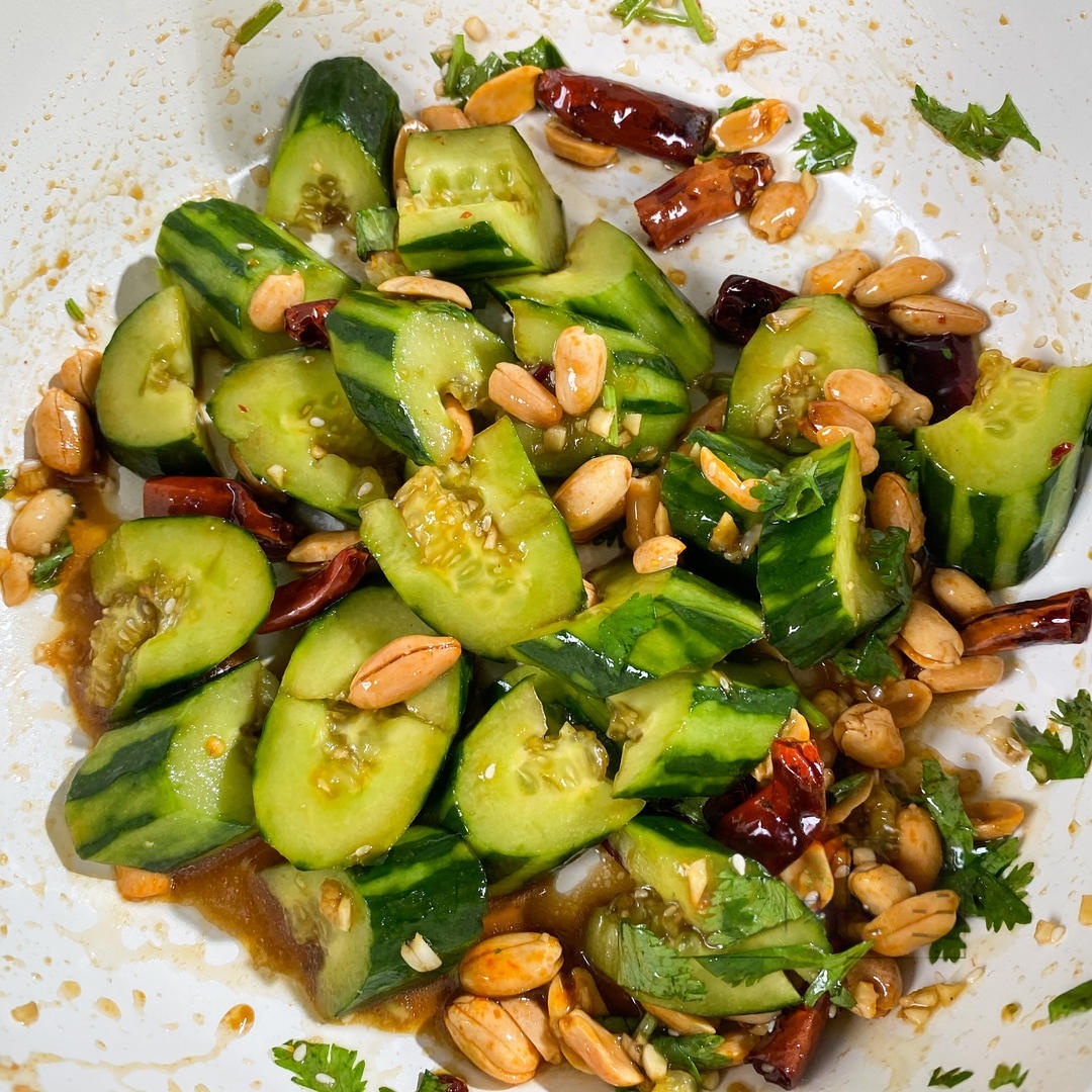Smashed Cucumber Salad