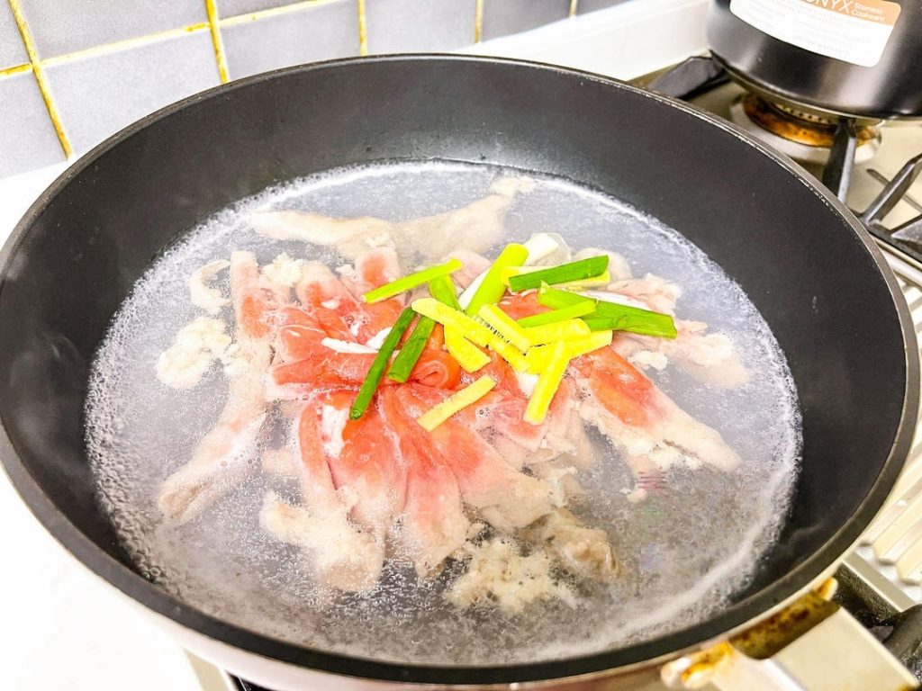 Blanch the Beef
