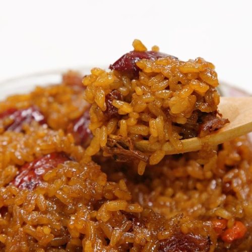 Steamed Brown Sugar Sticky Rice