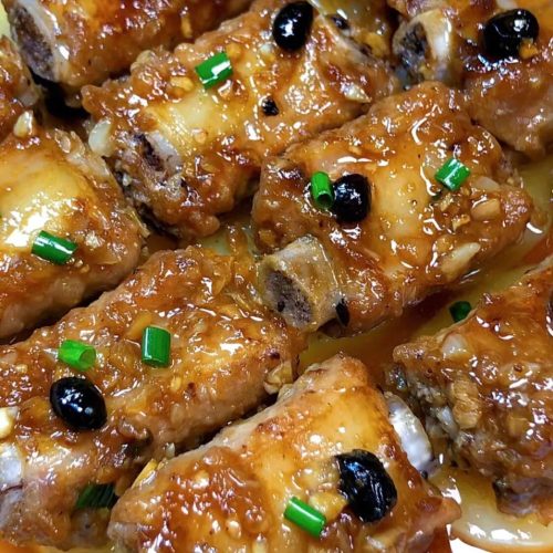 Steamed Pork Ribs with Black Bean Sauce
