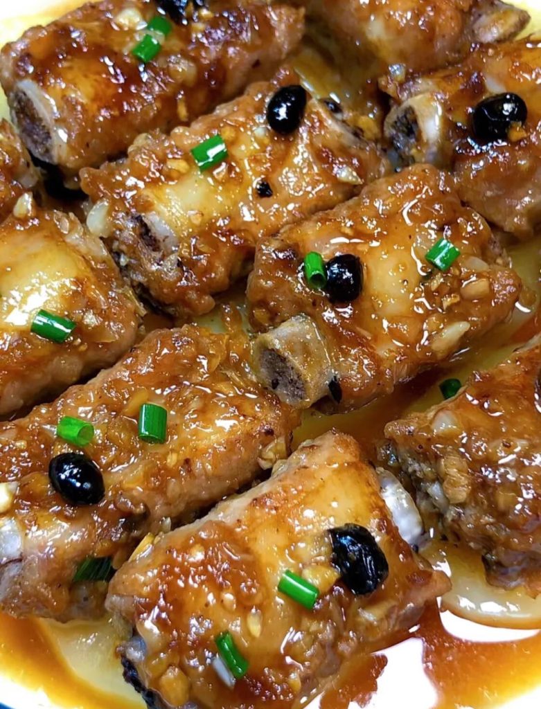 Steamed Pork Ribs with Black Bean Sauce