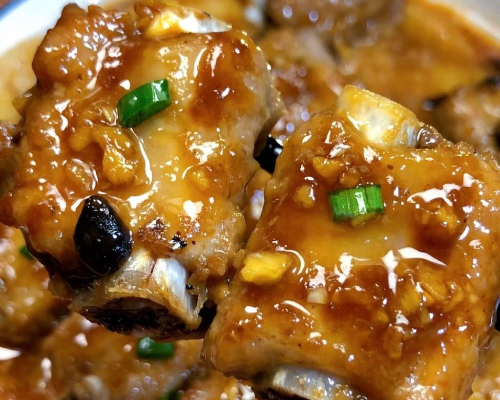 Steamed Pork Ribs with Black Bean Sauce