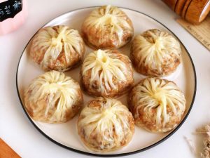 Sticky Rice Shumai with Mushroom and Pork