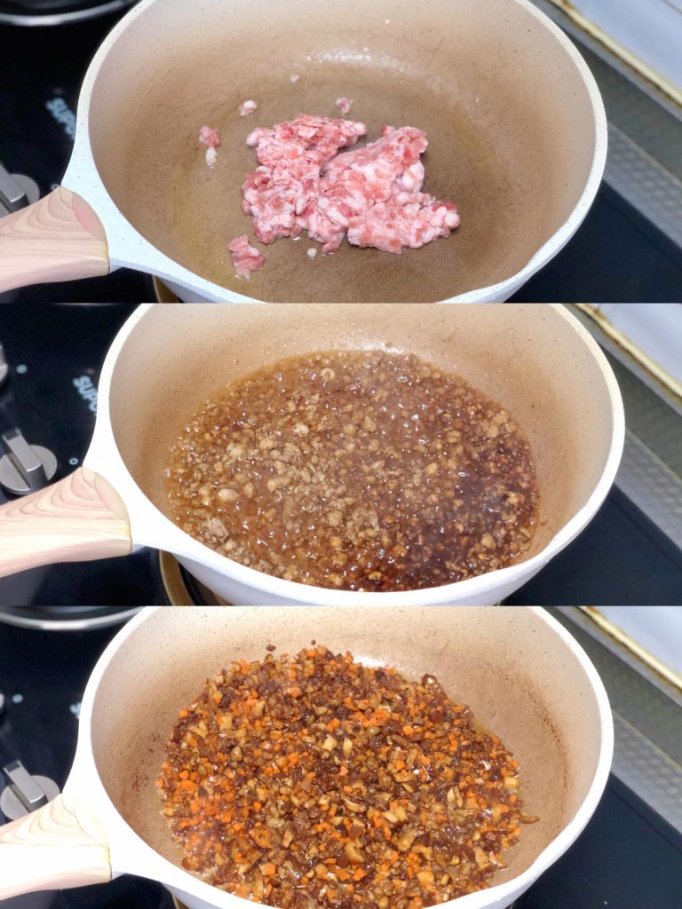 Stir-Fry the Filling Base