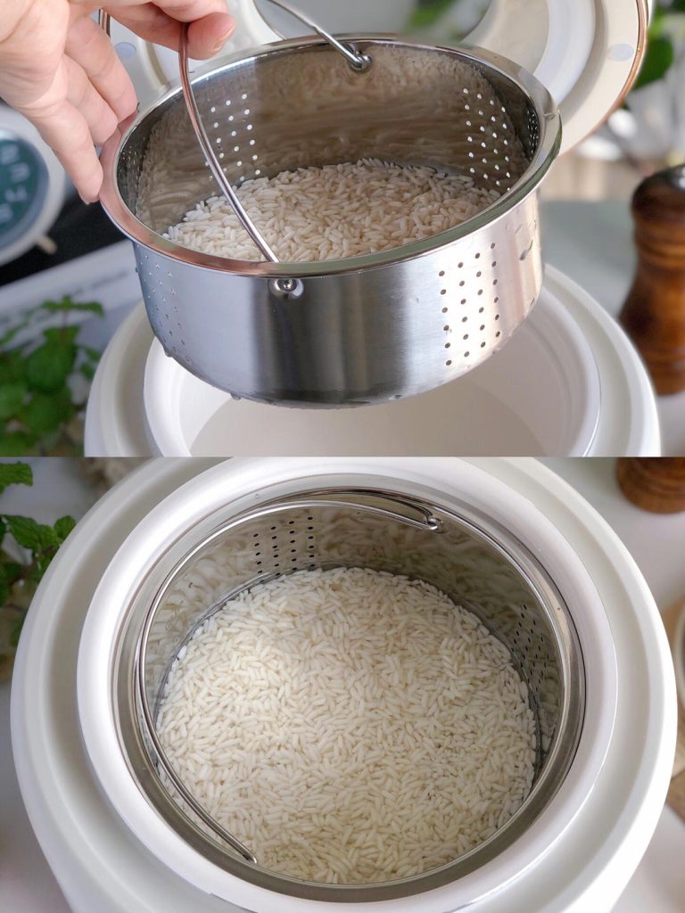 Prepare the Rice and Mushrooms
