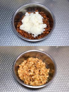 Combine Rice and Meat