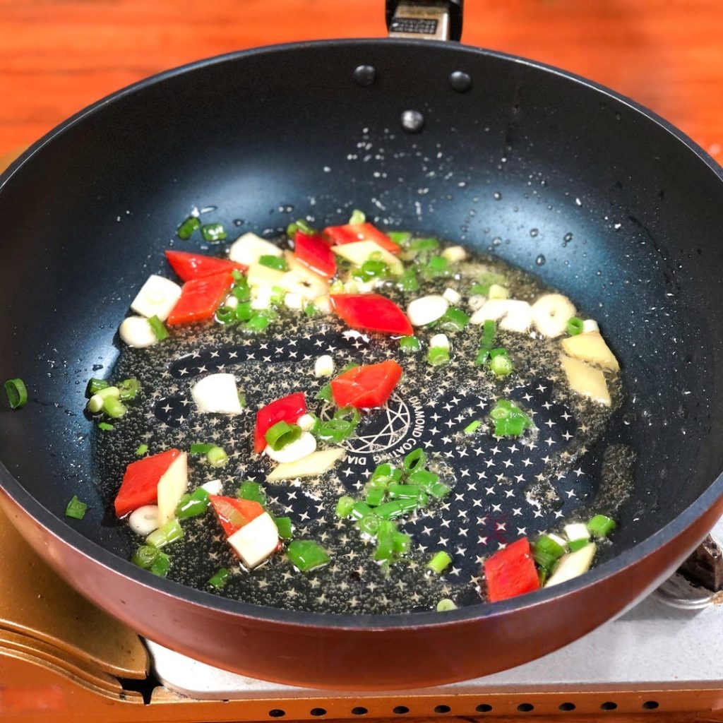 Fry the Aromatics and Fish