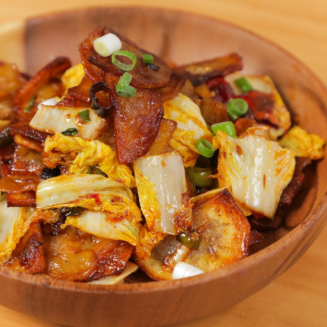 Stir-Fried Baby Napa Cabbage