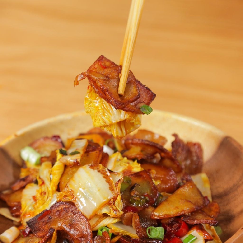 Stir-Fried Baby Napa Cabbage
