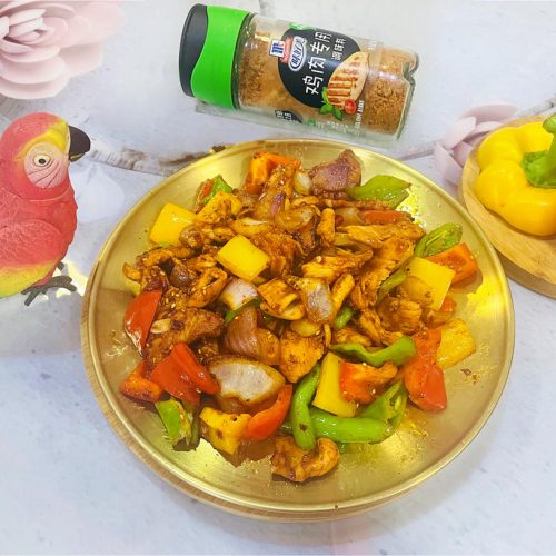 Stir-Fried Chicken Breast with Bell Peppers