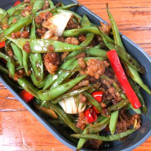 Stir-fried Green Beans with Minced Pork