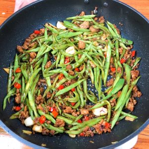 Stir-fried Green Beans with Minced Pork