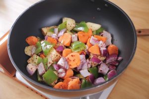 Sauté the Vegetable Bed