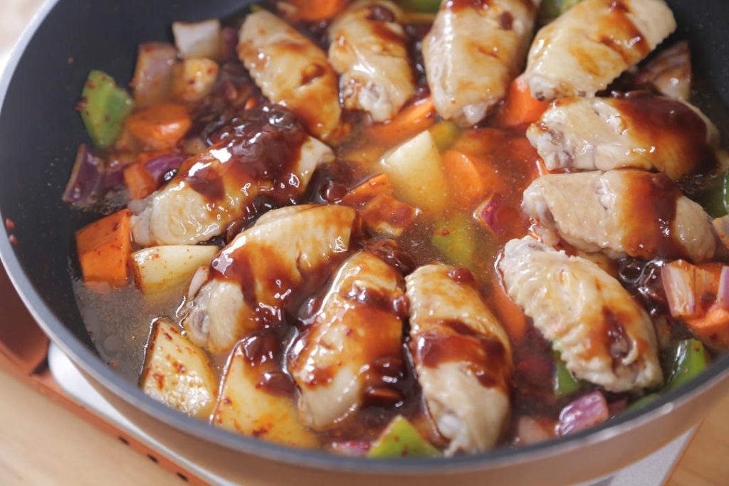 Cover the pot with the lid. Bring the liquid to a boil over high heat