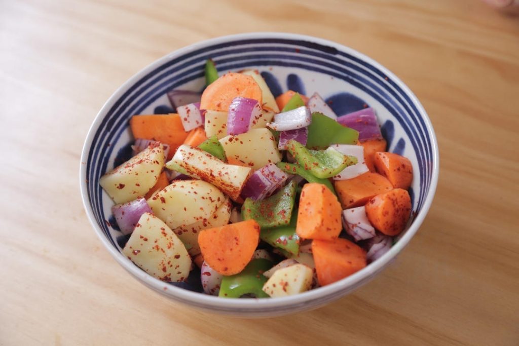 Prep the Vegetable Base