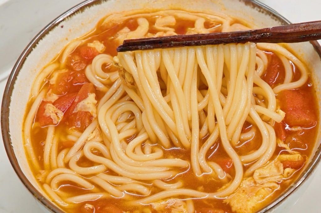 Tomato Egg Noodles (Fan Qie Ji Dan Mian)