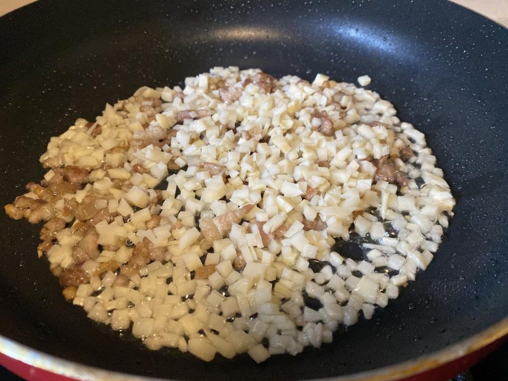 Sauté the Aromatics and Veggies