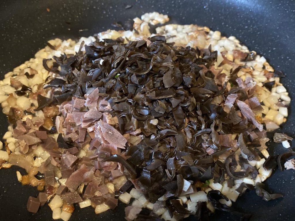 Sauté the Aromatics and Veggies