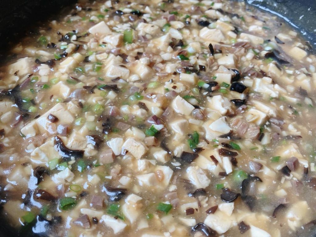 Finish Toss in the chopped scallions