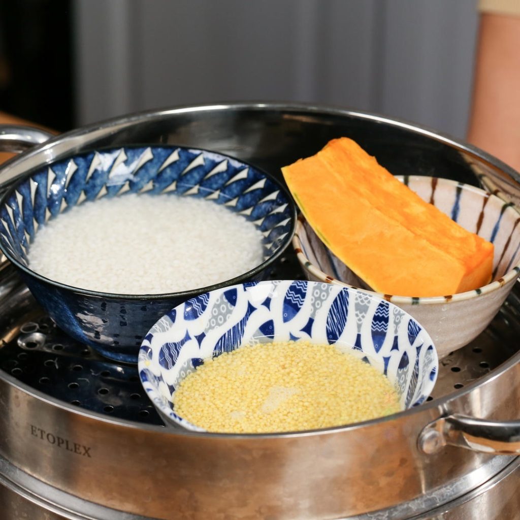 Steaming the Grains