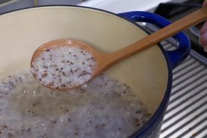 Add the chopped mushrooms, celery, and frozen mixed vegetables. Stir well and cook for 5 minutes.