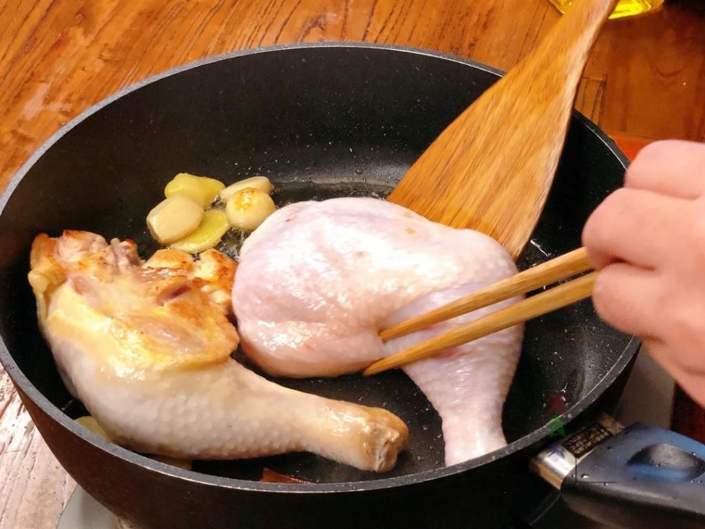 Sear the Chicken