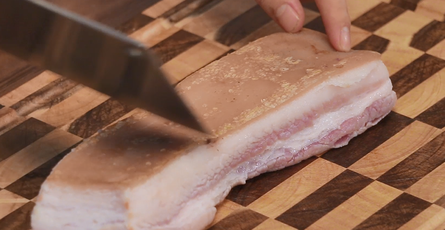 Prep the Pork Skin