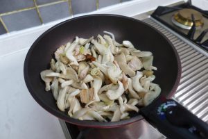 Sear the Pork And Add Mushrooms