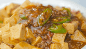 Braised Tofu with Minced Meat