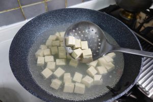 Blanch the Tofu