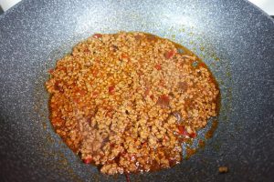 Fry the Meat and Paste