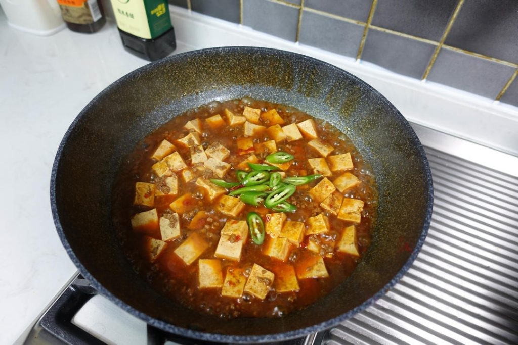Braised Tofu with Minced Meat