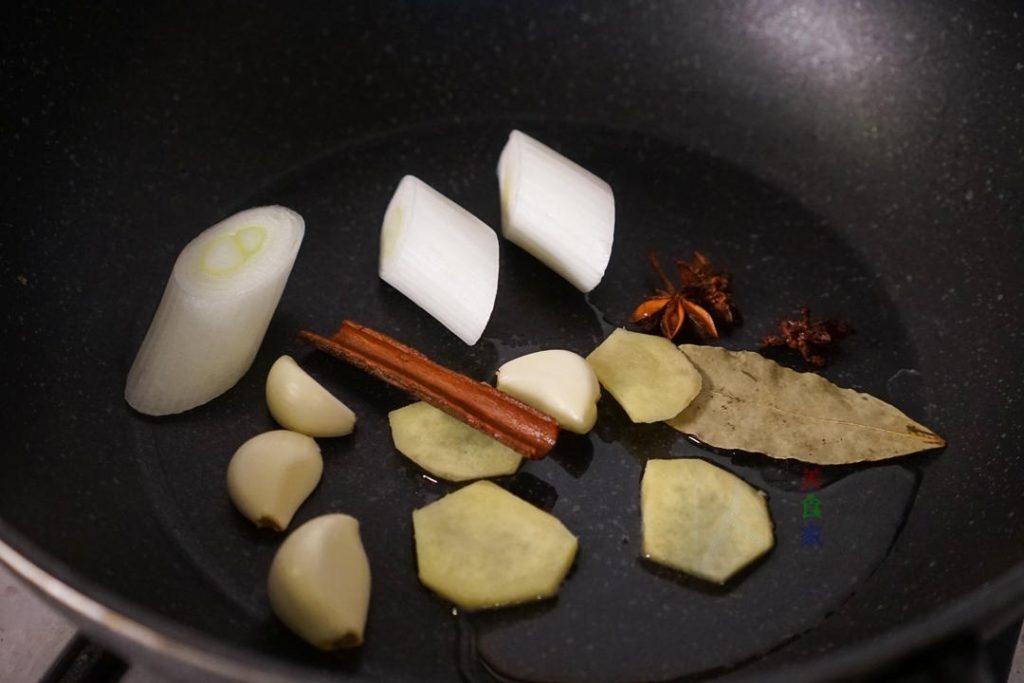 Sauté Aromatics and Ribs