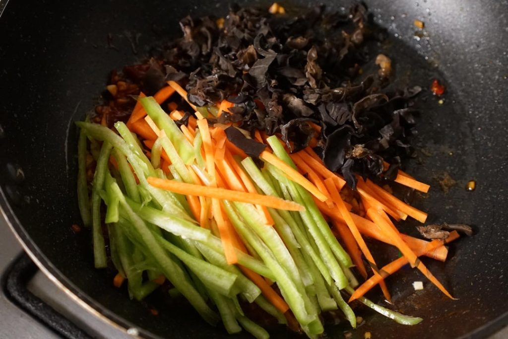 Stir-fry the Vegetables