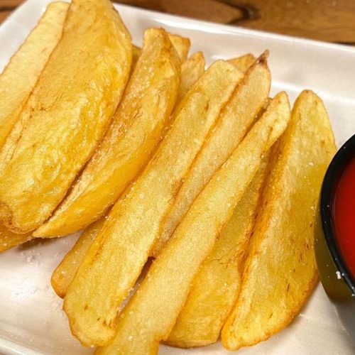 Homemade Thick-Cut Fries